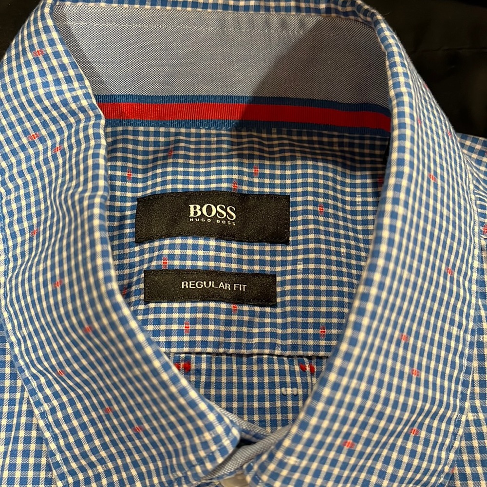 Boss button down shirt